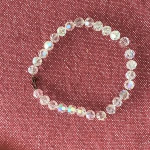 Vintage cut glass necklace